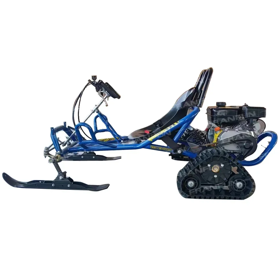 New Arrival 196cc 6.5hp Chain Transmission Skiing Resistant Ground Wheel Go Kart