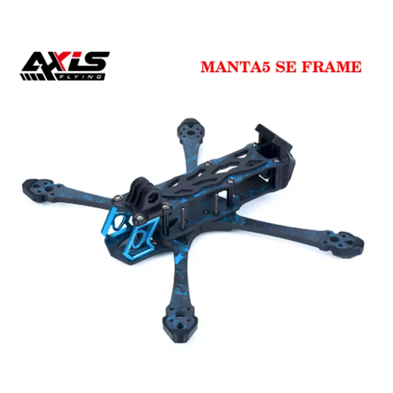 

Axisflying Manta5 SE FPV Drone Frame Kit Squashed-X Frame for Cinematic Freestyle Long Range Drone