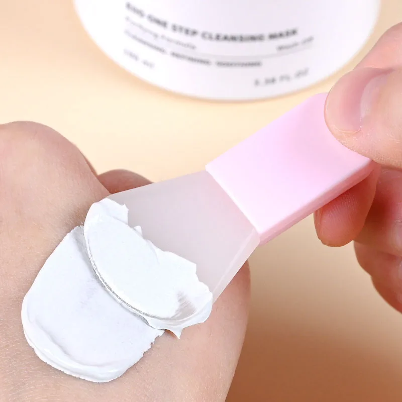 3 pçs máscara aplicador escova de silicone macio, mini maquiagem conjunto de beleza facial, escovas de limpeza viagem portátil ferramentas de cuidados com a pele