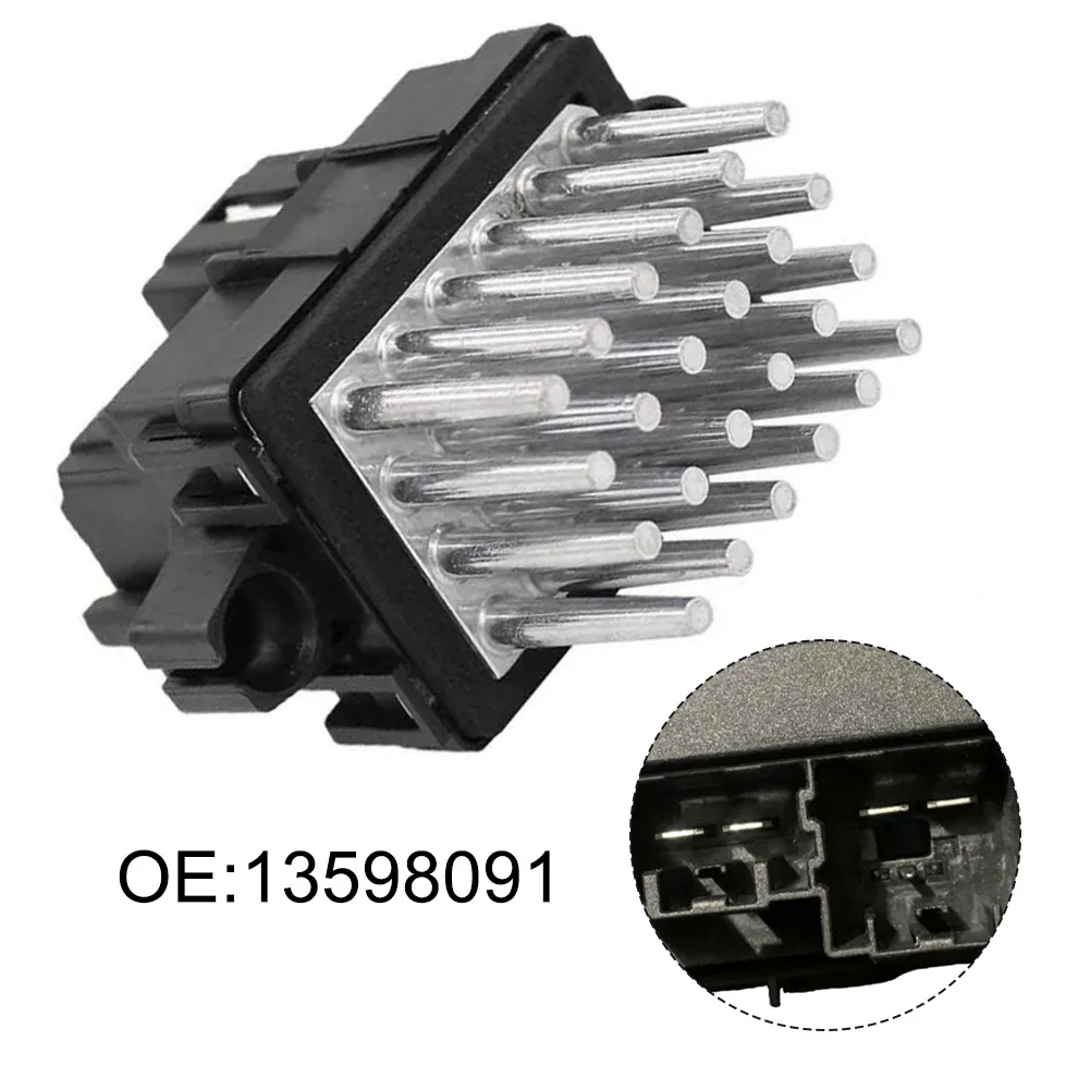 

13598091 Резистор вентилятора системы кондиционирования воздуха (HVAC) с мультибрендовой совместимостью, замена резистора отопителя, для систем отопления транспортных средств, как показано на рисунке