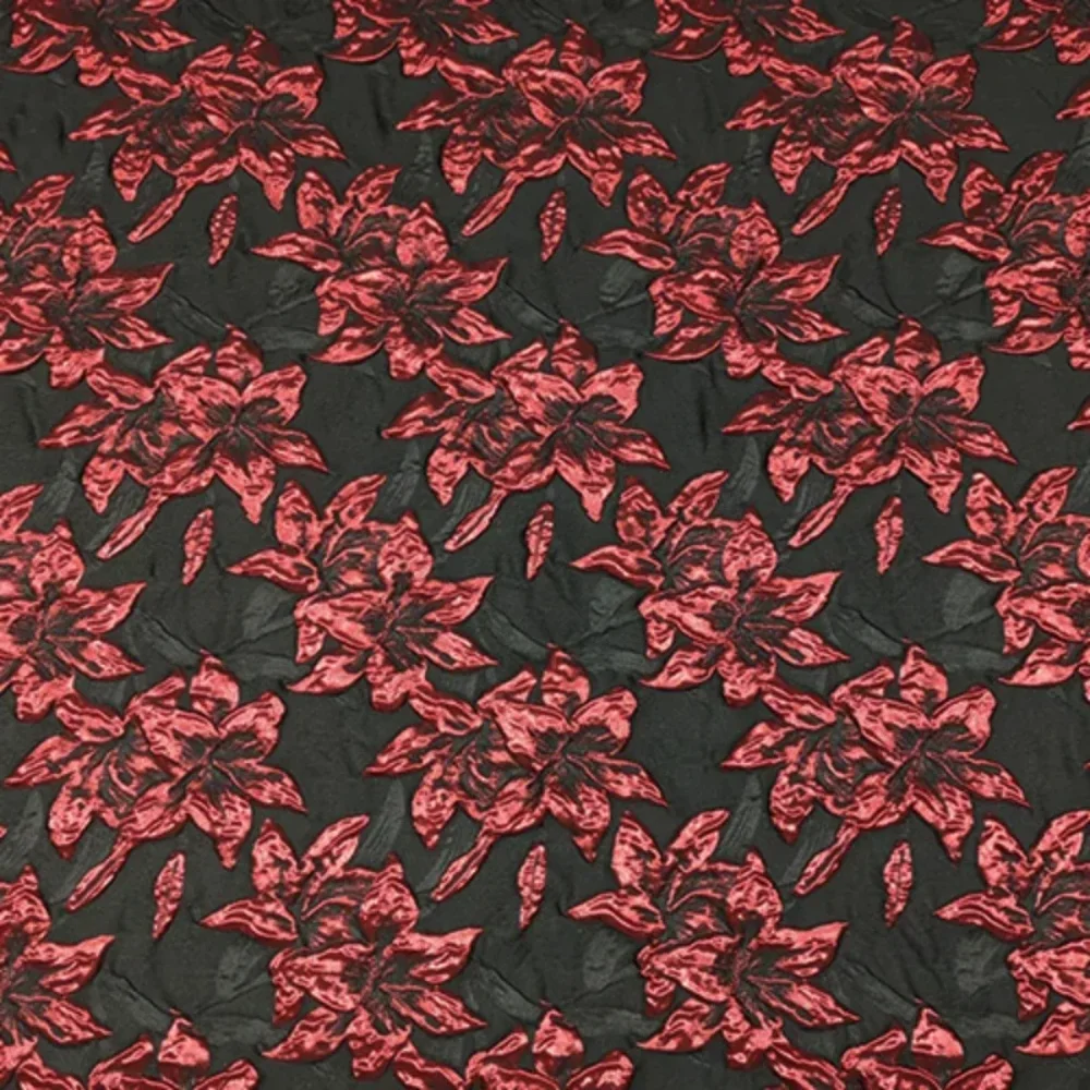 

Окрашенная в пряжу парчовая жаккардовая ткань, весна-осень, платье лилии, плащ, дизайн одежды, ткань, модное шитье, оптовая продажа, материал