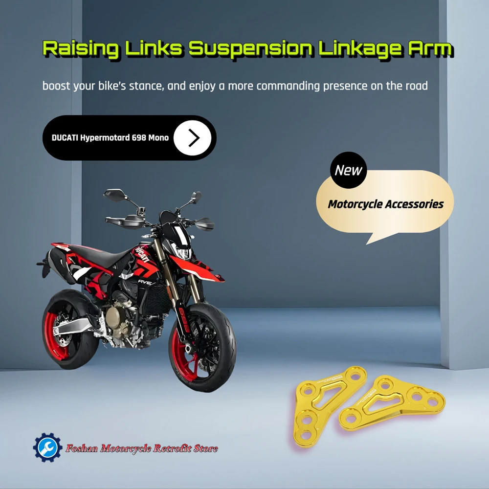 

Для DUCATI Hypermotard 698 Mono 2024 2025 аксессуары для модификаций мотоциклов, подъемные звенья, рычаг подвески