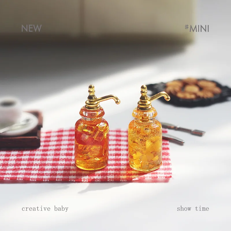 1/6 BJD アイテムシミュレーションミニフルーツワインミニチュア食品装飾ドールハウスミニチュアジュース瓶ドールハウスキッチンアクセサリー