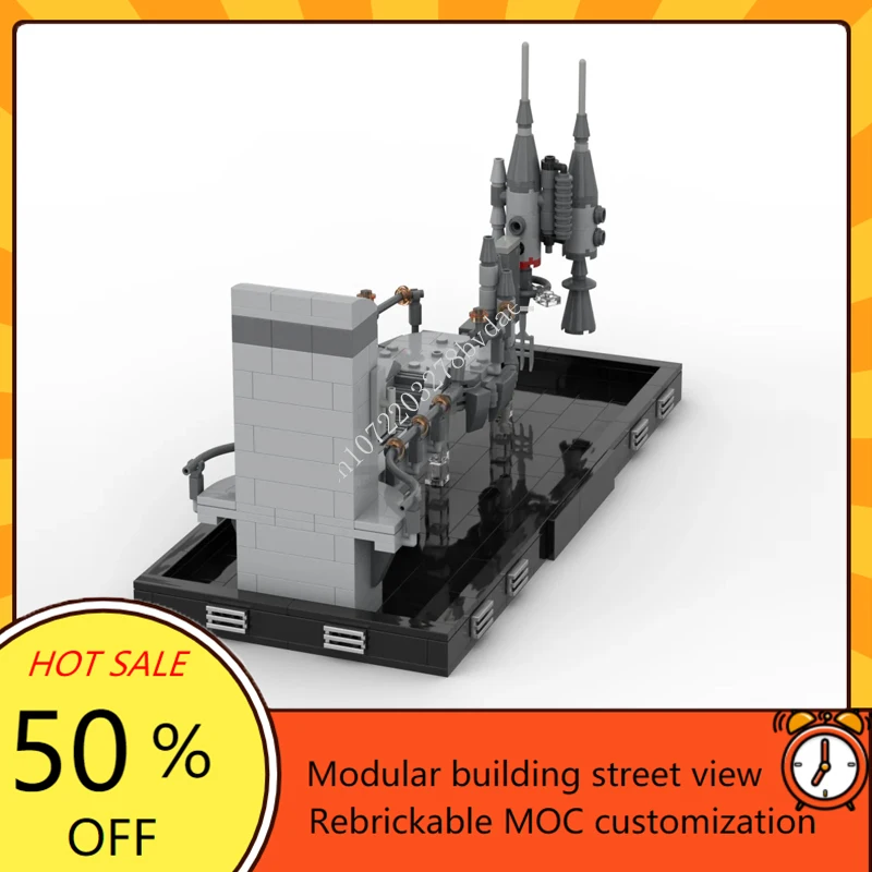 508PCS Movie Series Scene MOC Building Blocks Interstellar Duel on Bespin Diorama Transformation Models Toys For Kids Gift