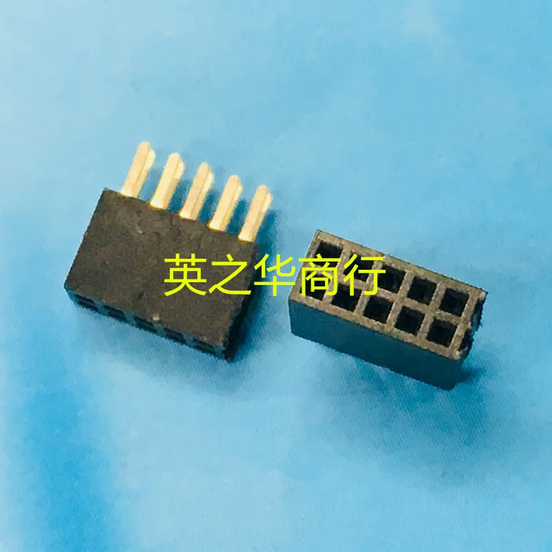 

20pcs orginal new 1.27MM pitch 2X5P straight insert double row female straight female 2*5P connector