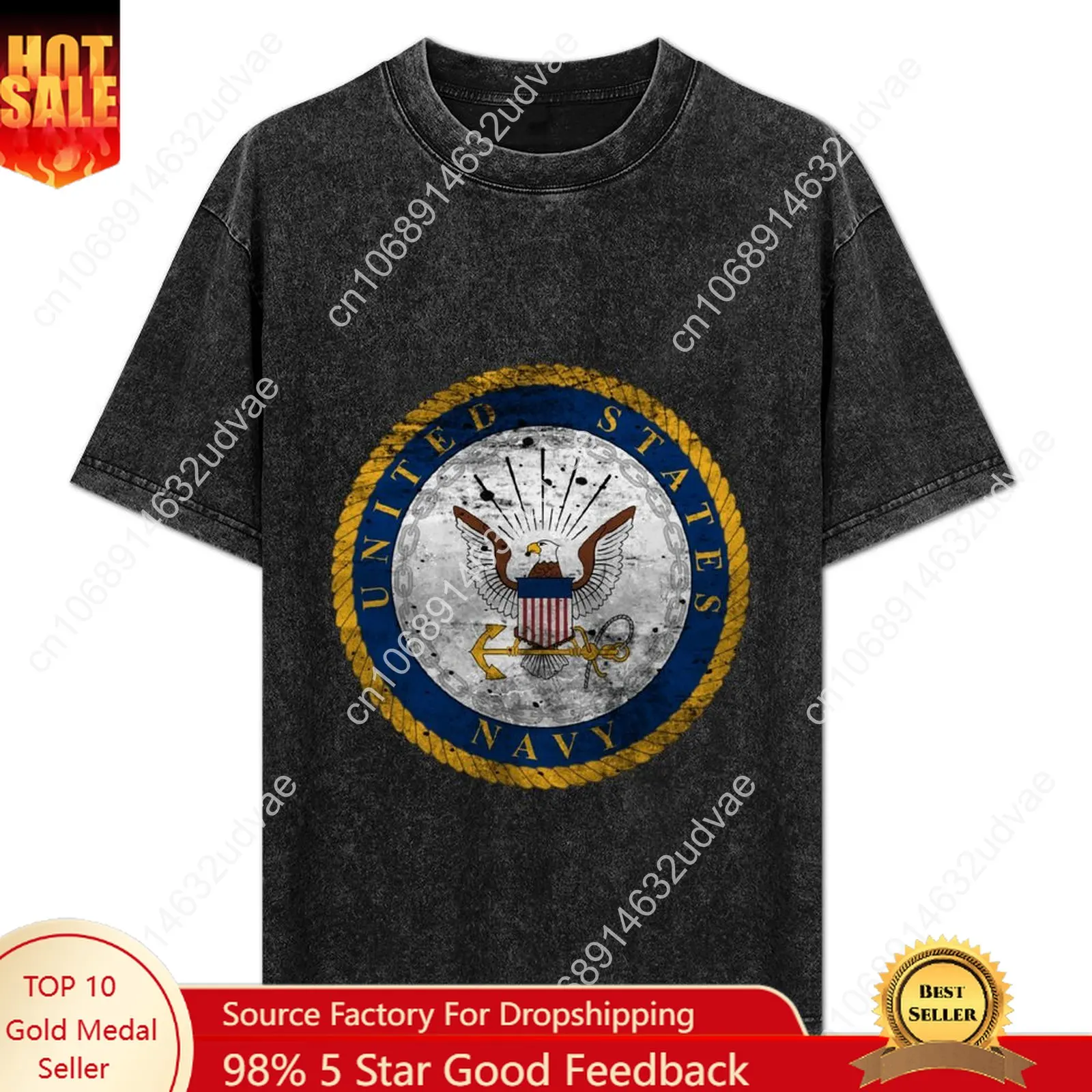 

United States Navy Retro T shirts mans womans Vintage Tshirt cotton Short sleeve T-shirt soft Custom tops Unisex clothes tshirt