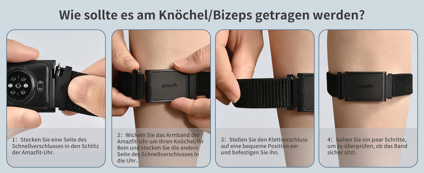 22 mm Nylon-Sport-Knöchel-/Armband, kompatibel mit Amazfit Helio Strap, elastisches geflochtenes Bizepsband als Ersatz für Garmin Venu 3/Ve – Detail 6