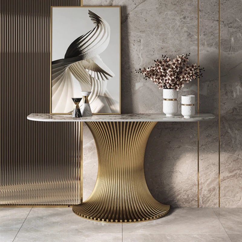 

Classic Versatile Entryways Table Exquisite Glamour Trendy Luxury Console Table Nordic Creative Scrivania Living Room Furniture