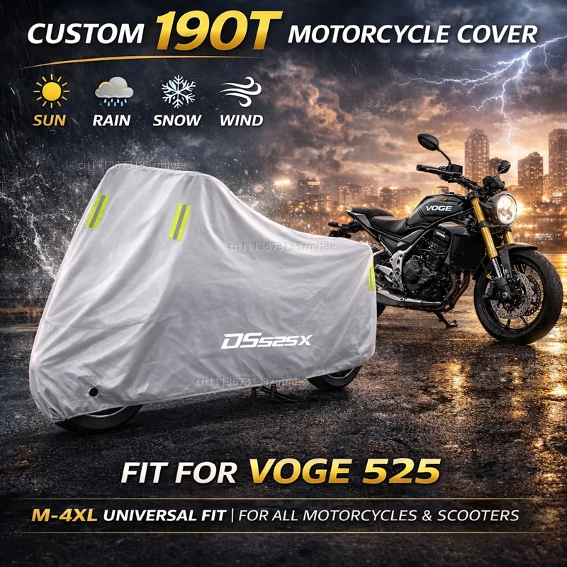 

Чехол для мотоцикла VOGE 525 DSX DSX525 DS 525X, водонепроницаемый, сверхпрочный, для улицы, защита от дождя, пыли и солнца