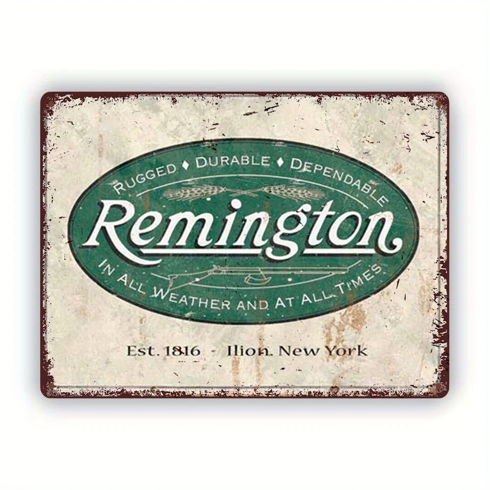 ป้ายโลหะวินเทจ Remington - เสน - Vintage Lighting Decor บทวิจารณ์และราคา