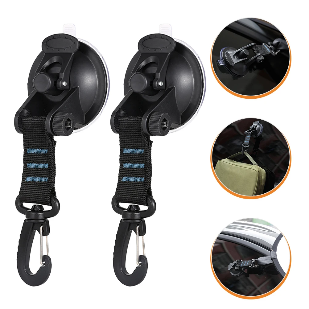 

2pcs Multi-Purpose Hook Bathroom Suction Hanger Anti-Slip Wall Towel Shower Hook For Glass Window Kitchen Stainless