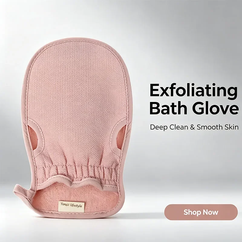 Bath for Peeling SPA Exfoliating Shower Brush Body Cleaning Scrub Mitt Rub Dead Skin Gloves Shower Towel Foam Body Massage 1PCS view 5