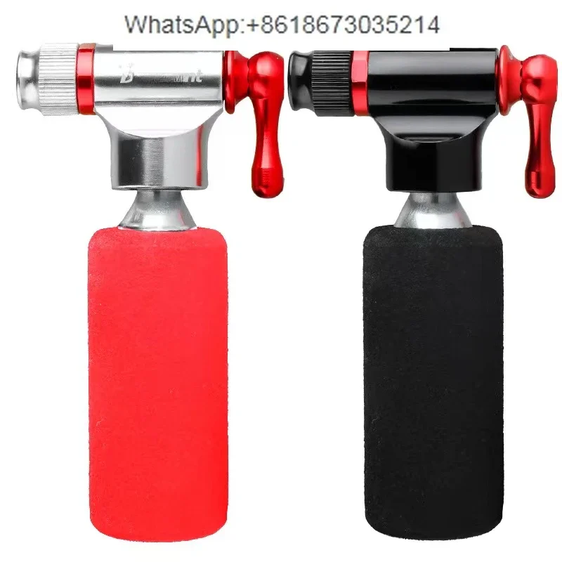 Portable CO2 inflatable valve, bicycle tire, carbon dioxide replenisher 16G CO2 small cylinder air valve