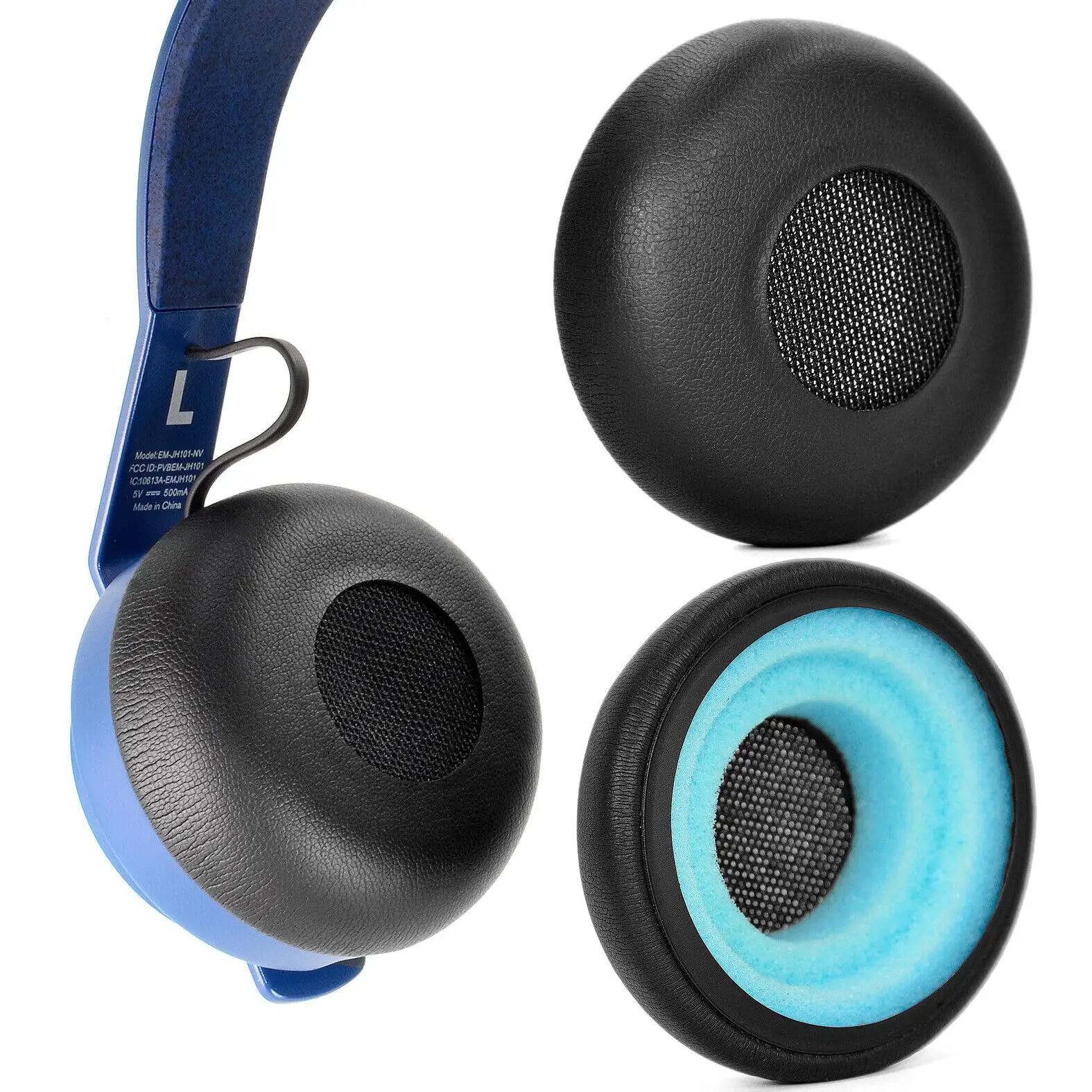 V-MOTA Rebel Ear Pad Compatible with House of Marley BK/NV Rebel EM-JH101-BK Headset,Replacement Ear Cushions  (1 Pair)