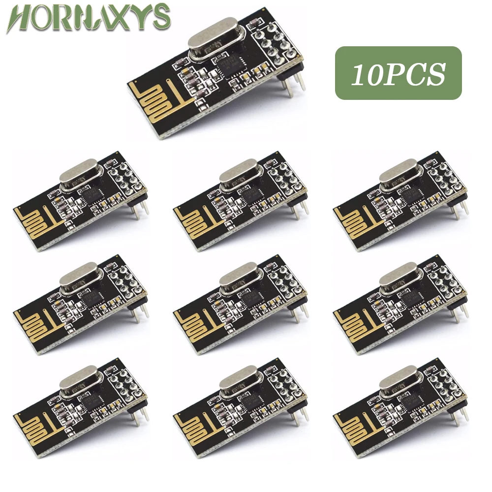 

5/10PCS NRF24L01 2.4GHz 2Mbit/s Wireless Data Transmission RF Transceiver Module Board 1.9-3.6V For Arduino DIY