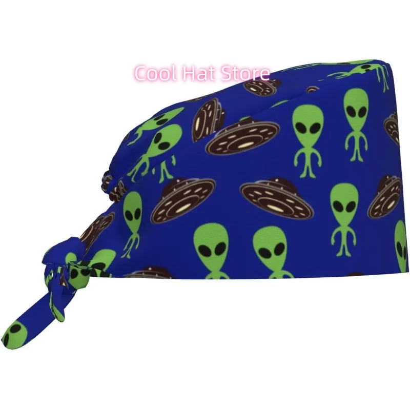 

Рабочая кепка Alien Ufo с спортивной лентой, удобная и дышащая, регулируемая для мужчин и женщин, кепка-скраб