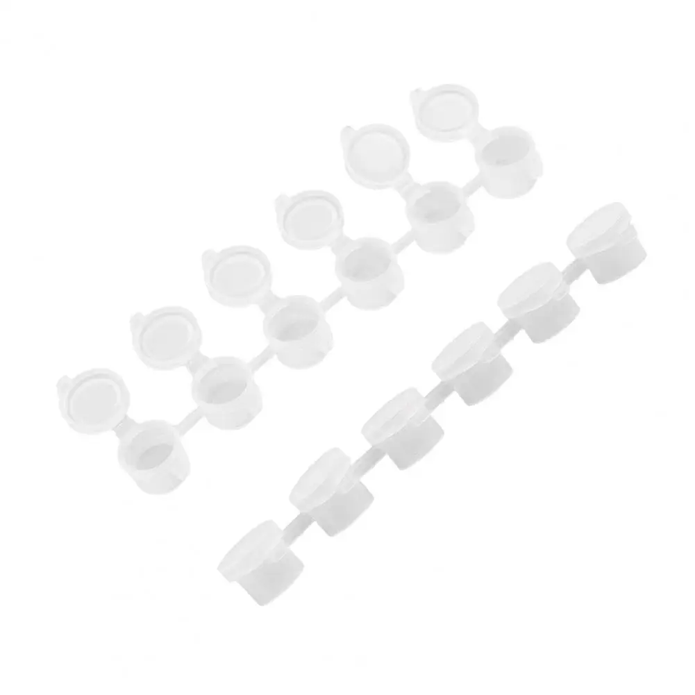 10 قطعة صناديق الطلاء مفيدة فارغة الصباغ حقيبة للتخزين حاوية الطلاء واضحة عالية المتانة قابلة لإعادة الاستخدام الصباغ