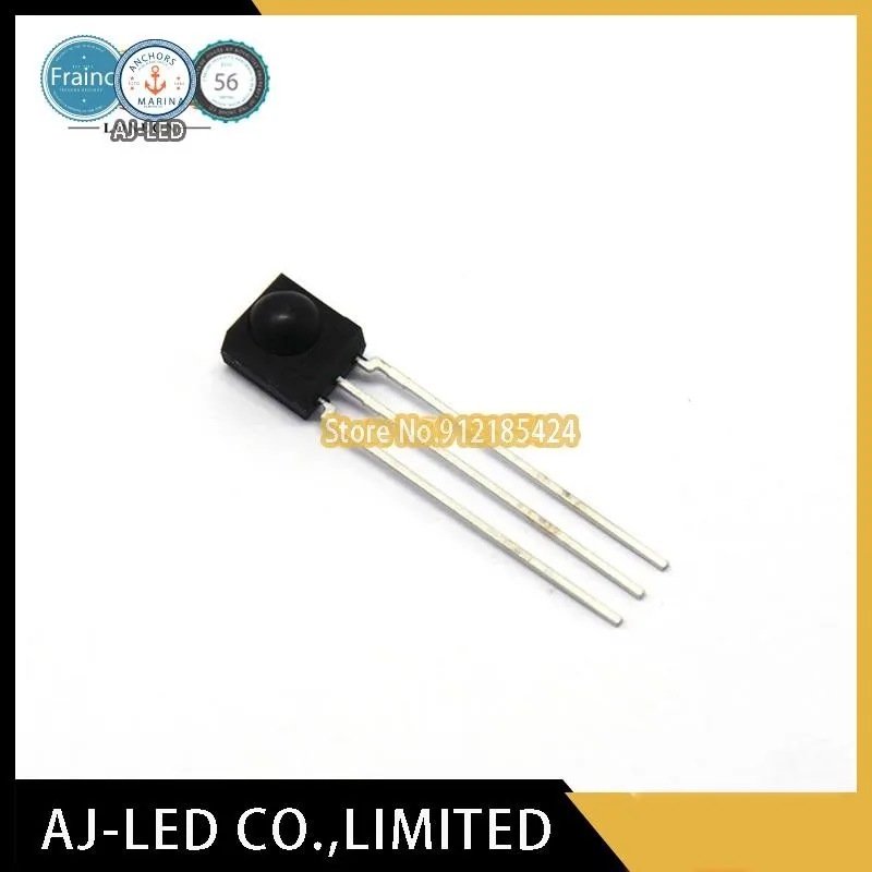 10pcs/lot TSOP34838 integrated infrared receiver DIP3 frequency 38KHZ distance 45M new