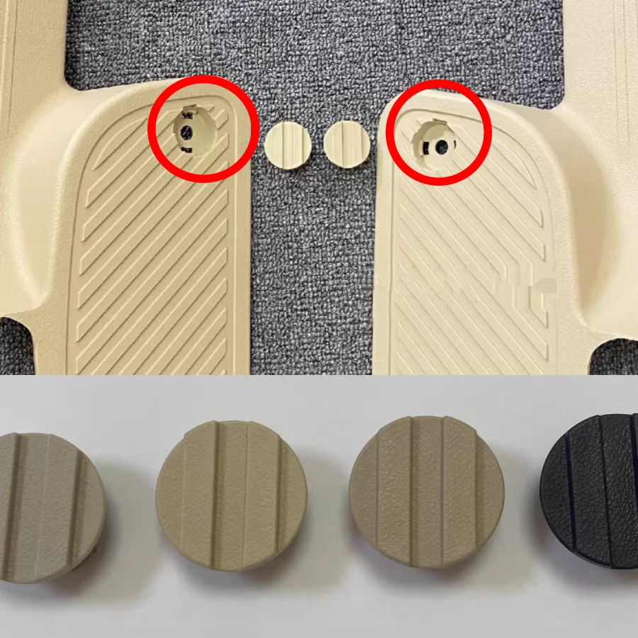 Wooeight 1Pc Rear Step Cover INSIDE TRIM BOARD Screw Cap Fit For Toyota Land Crusier LC200 2007-2021 58372-60060-C0/B0/A1