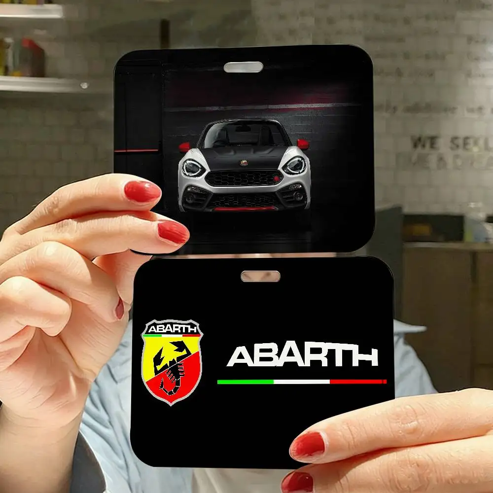 

Держатель для бейджей Abarth, держатели для карт, шнурки для студенческих пропусков, шейные ремешки для подарков
