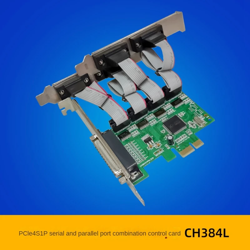 Scheda di espansione ST311 Pcie X1 CH384L 4 s1p industriale RS232 + LTP controllo multifunzione conveniente scheda di espansione parti del Computer