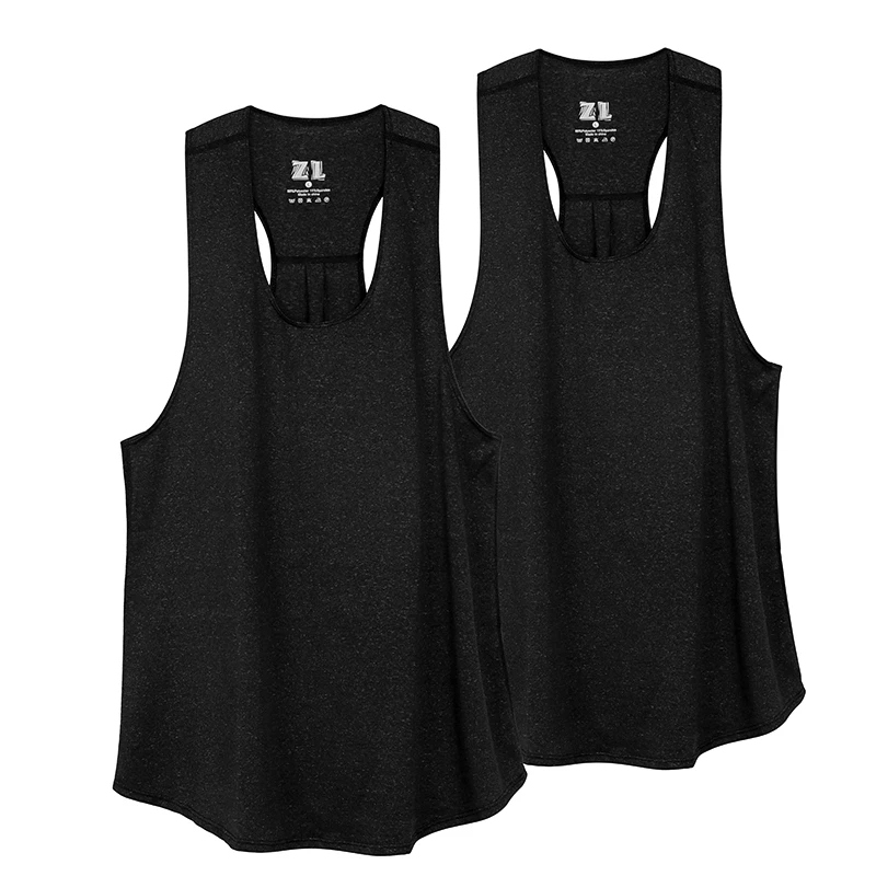 VEQKING 2pcs Quick Drying Sports Vest Women Fitness Tank Top Gym Training Yoga Shirt Racer Back Running Top U-neck Vest Yoga Top