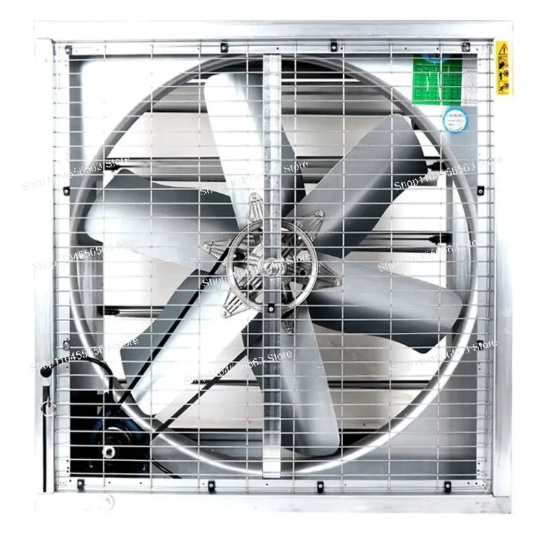 220V/380V Industrial Exhaust Fan, High Power Smoke Extractor Ventilation Cooling Fan for Factory Warehouse Workshop