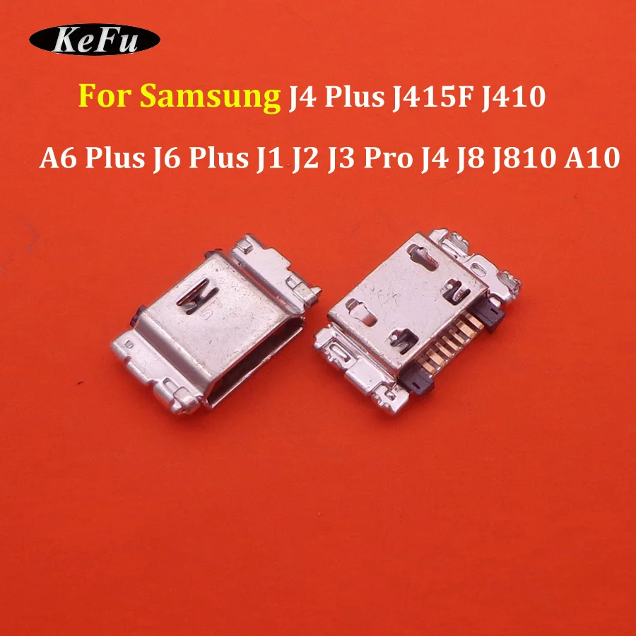 2-10pcs For Samsung J4 Plus J415F J410 A6 plus J6 plus J1 J2 J3 Pro J4 J8 J810 A10 USB Charging Dock Port Jack Socket Connector