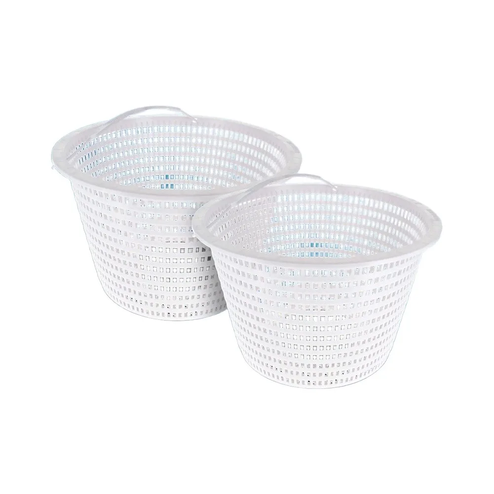 Weighted Pool Skimmer Basket SPX1070E Set Of 2 - Prevent Clogs & Capture Debris Swimming Pool Leaf Skimmer Basket Swimming Pool