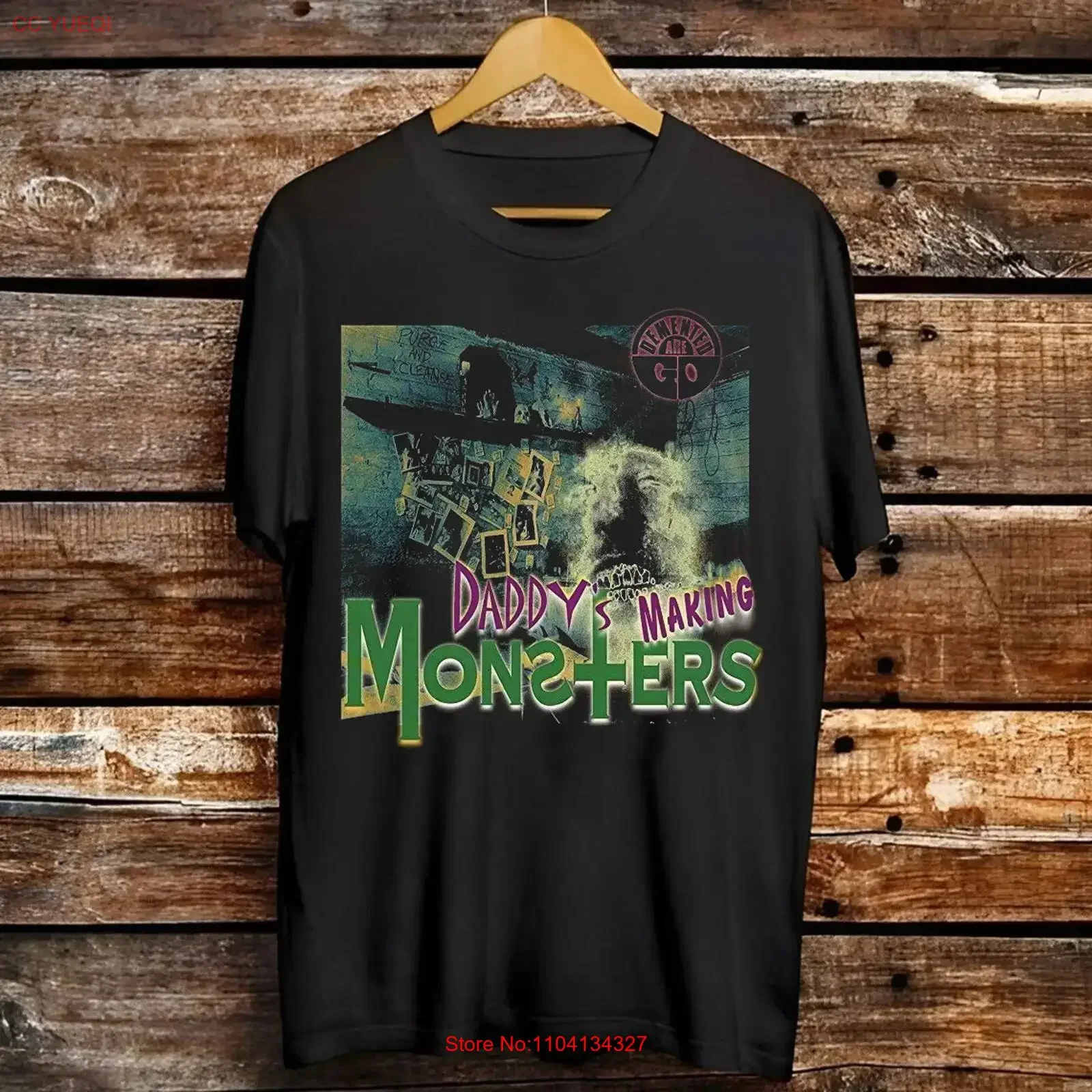 Camiseta Demented Are Go Psychotic Mutilation, talla S 5XL ET1261, estilo vintage lavado, transpirable, ligeramente masculino