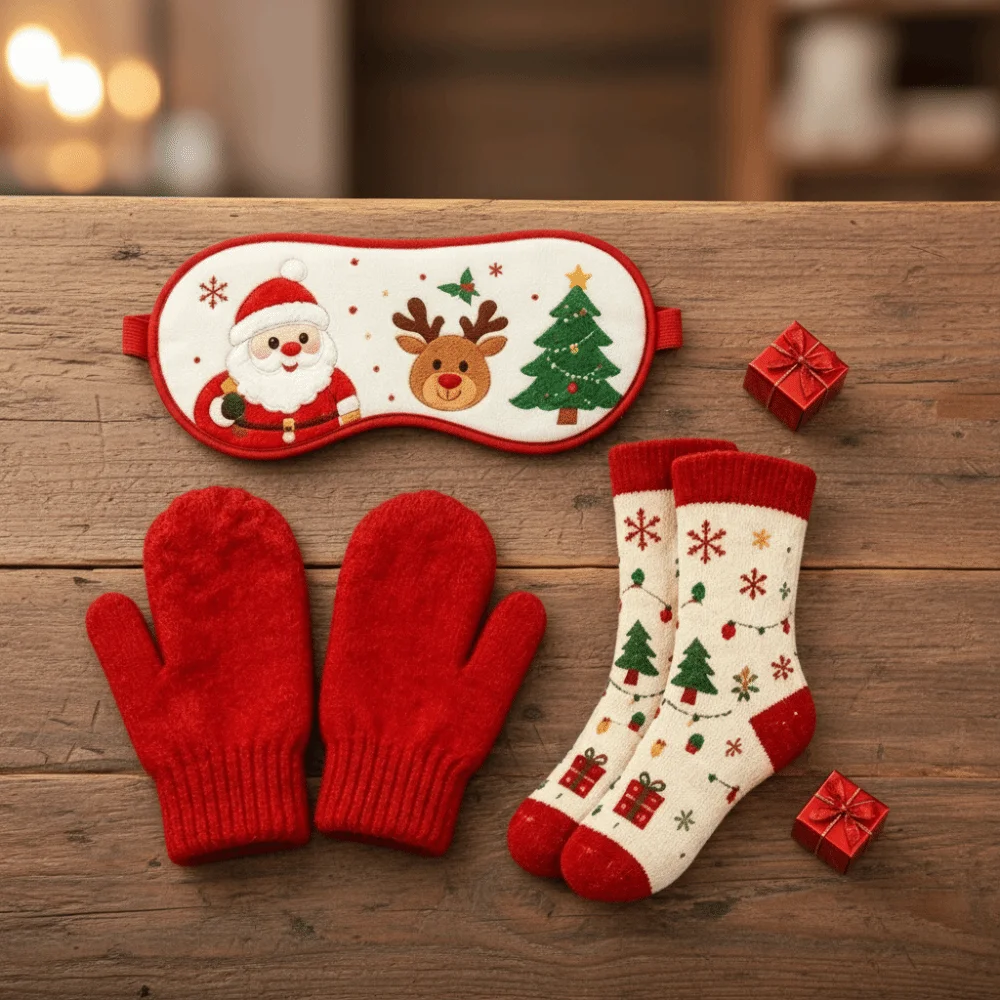 24Pcs Disassembly Gift Christmas Advent Calendar Box Girls Hair Accessories Jewelry Suit Christmas Gift Kit Box 24Pcs Surprise