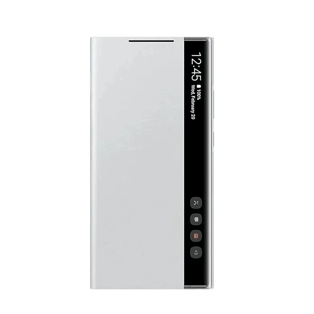 Dla Samsung Galaxy Note 20 Ultra 5G Clear View Cover Dla Galaxy Note20 Ultra Smart Flip Protective Case — zdjęcie produktu 5