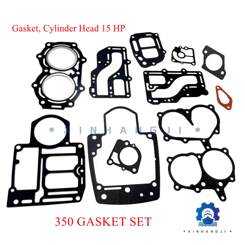 

Набор 350 блоков для подвесного мотора Tohatsu Mercury, 2-тактный, 15 л.с., 18 л.с., 351-01005-0,3H6-01032-0,27-803663, детали лодки