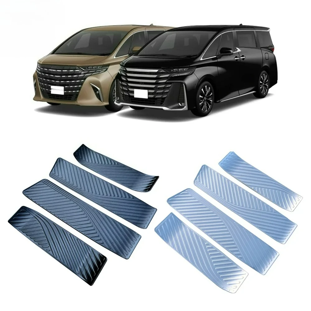 

For Toyota Alphard Vellfire 40 Series 2023 2024 Door Sill Scuff Plate Cover Door Welcome Pedal Threshold Bar Cover accesorios