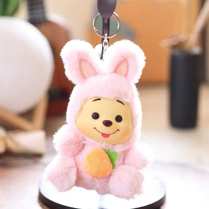 ตุ๊กตาหมีพูห์ขนาด 15 ซม. ตุ๊กตาพูห์ปาร์ตี้ซนๆ ตุ๊กตาพูห์เป้สะพายหลัง ตุ๊กตาพวงกุญแจ ของตกแต่งน่ารัก ของขวัญวันเกิด