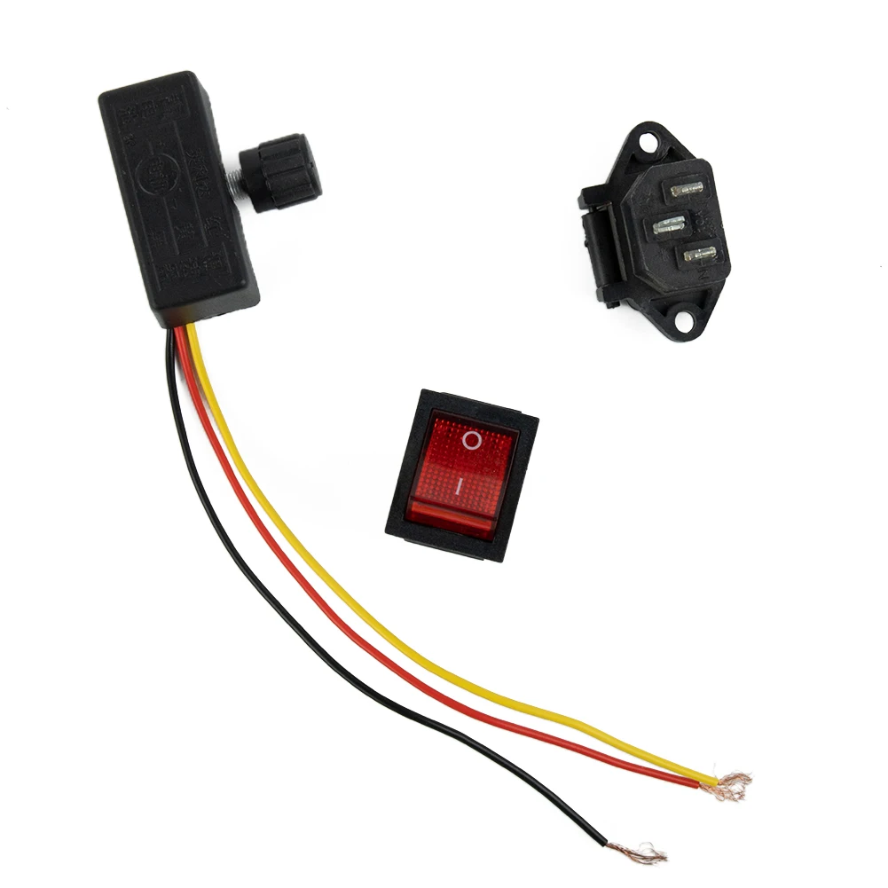 Power Switch Switch Power Tool Electric Home Plastic Replacement Speed Sprayer 3pcs Adjustment Charging Socket