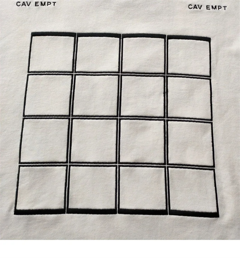 Harajuku White Life Cavempt Sweatshirt Japan Autumn Loose Square Round Neck Pullover Couple Long Sleeved Men Women Sportswear