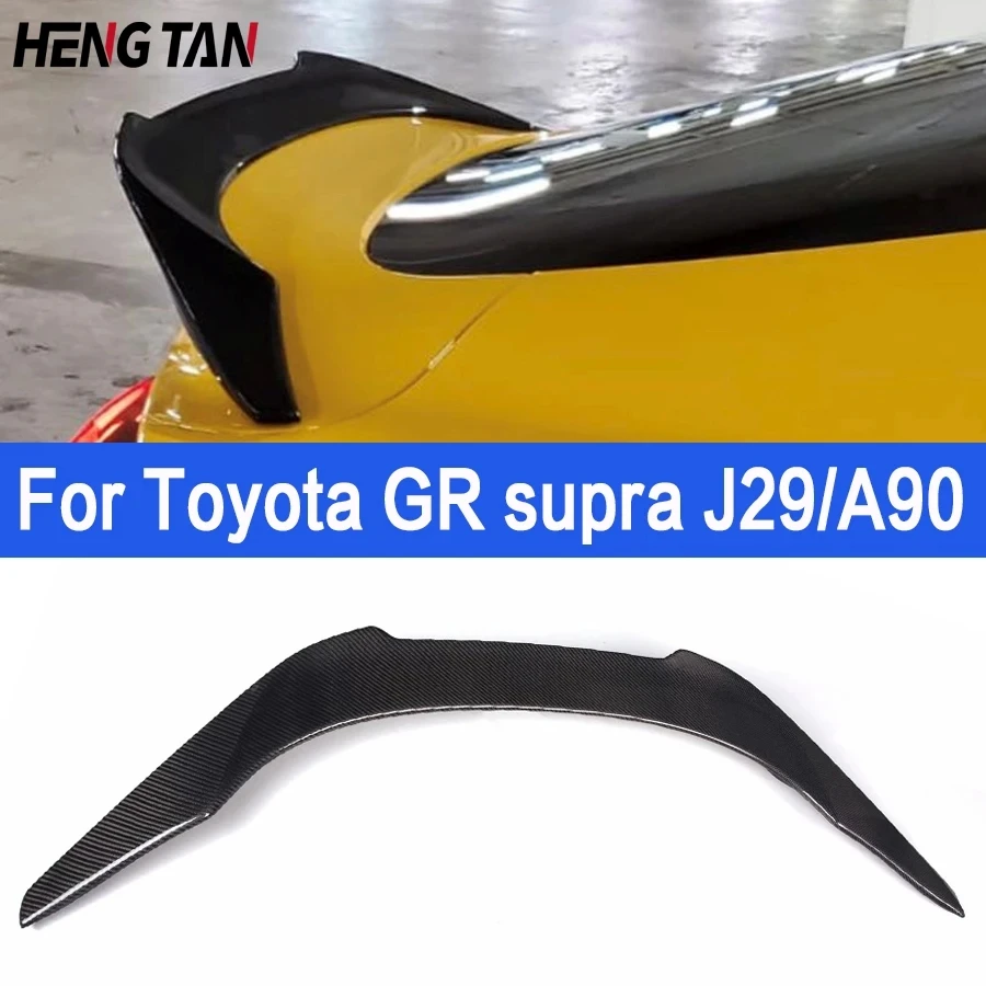 For Toyota GR supra A90 A91 MK5 Carbon Fiber Tail fins Rear Spoiler Duckbill Car Wing Retrofit the rear wing upgrade body kit