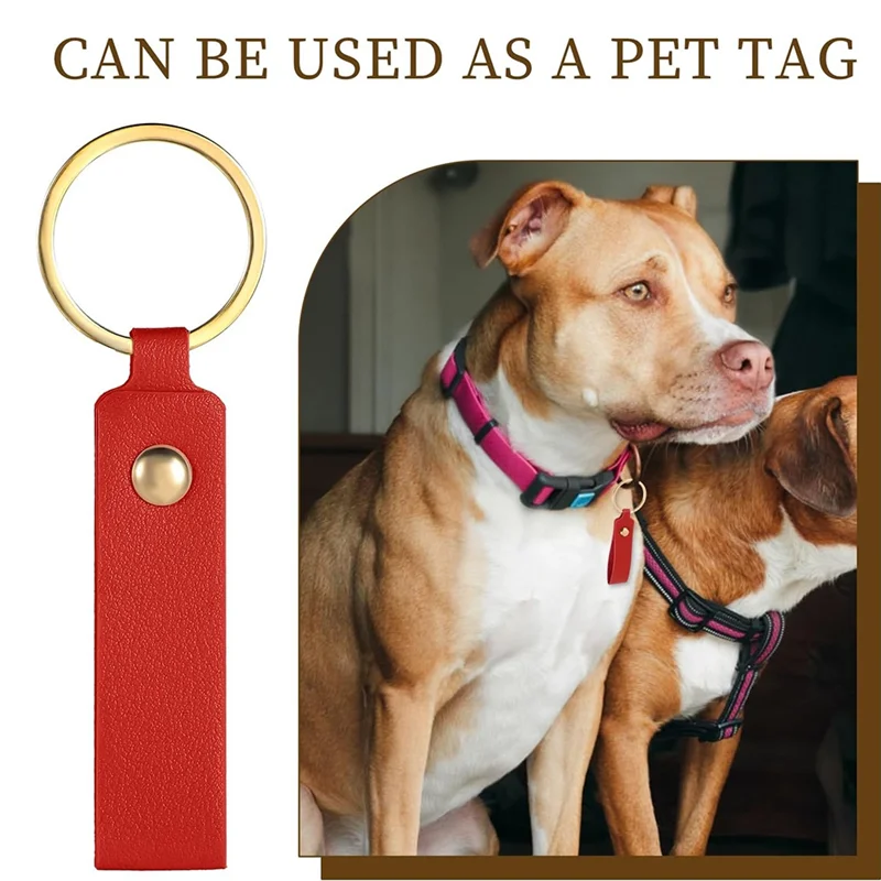 

ABPR-100Pcs PU Leather Key Fob Kit, Leather Blanks With Gold Rivet And Metal Rings, Multicolor Key Chain Making Kit