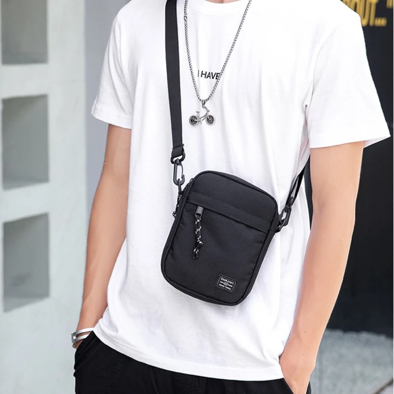 

Shoulder Bag Oxford Cloth Casual Men's Satchel Small Square Bag Fashion Diagonal Crossover Hand Machine Women's Handbags Luggage