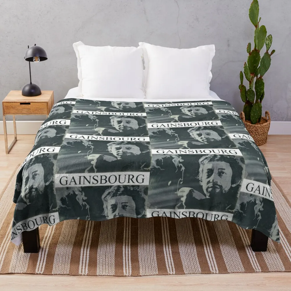 

Serge Gainsbourg Throw Blanket Thermals For Travel Plaid Thermal valentine gift ideas Blankets