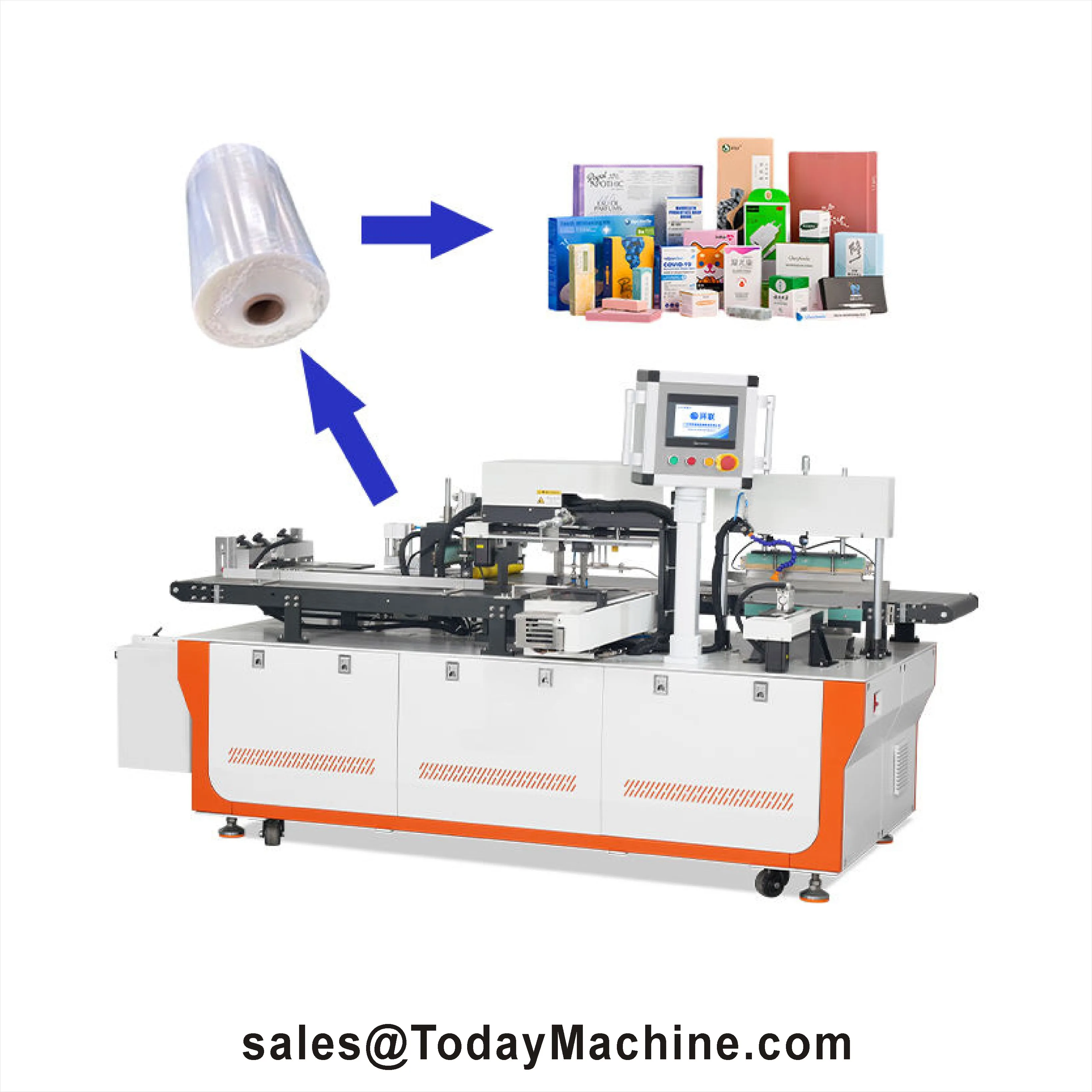 آلة تعبئة السيلوفان ثلاثية الأبعاد سهلة التشغيل لصندوق العطور آلة تغليف الأفلام الشفافة بسعر المصنع #1