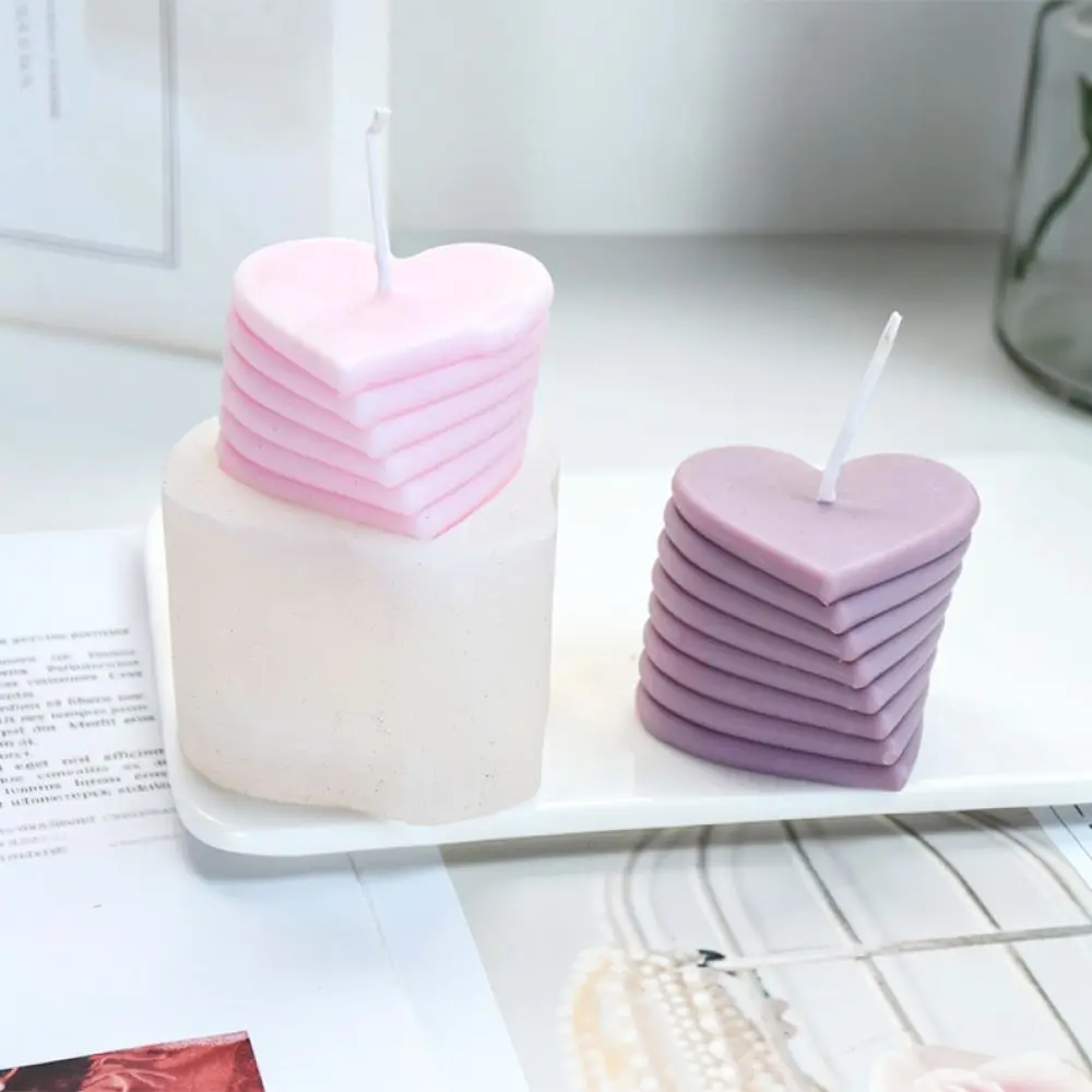 Rotating Rotating Heart Shape Silicone Mold For Wax Candle Casting Plaster Ornament Crafting Tool Easy Clean DIY Supply - Aliexpress Deal