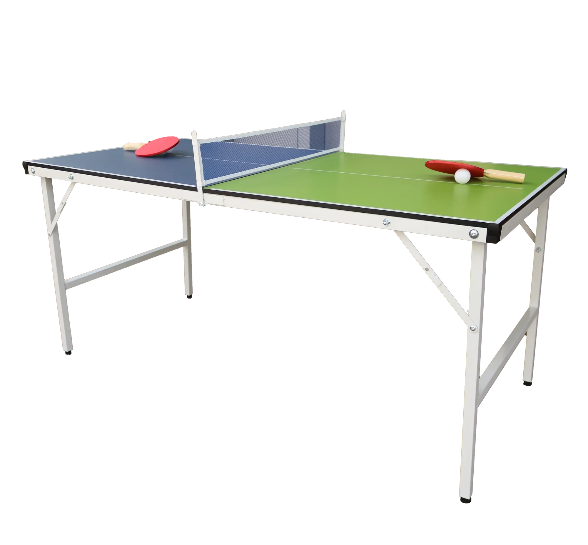 Klappbarer PingPong-Tisch, hochwertig, für den Innen- und Außenbereich, tragbar, für Tischtennis, Tischschläger, Bälle, anpassbar