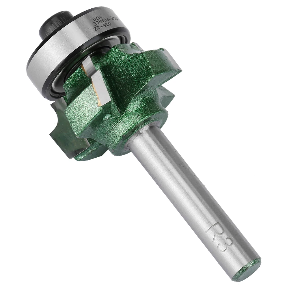 Edge Trimmer Router Bit R1/R2/R3 Woodworking Milling Cutter 4 Teeth Trimming Cutter Edge Trimmer Router Bit