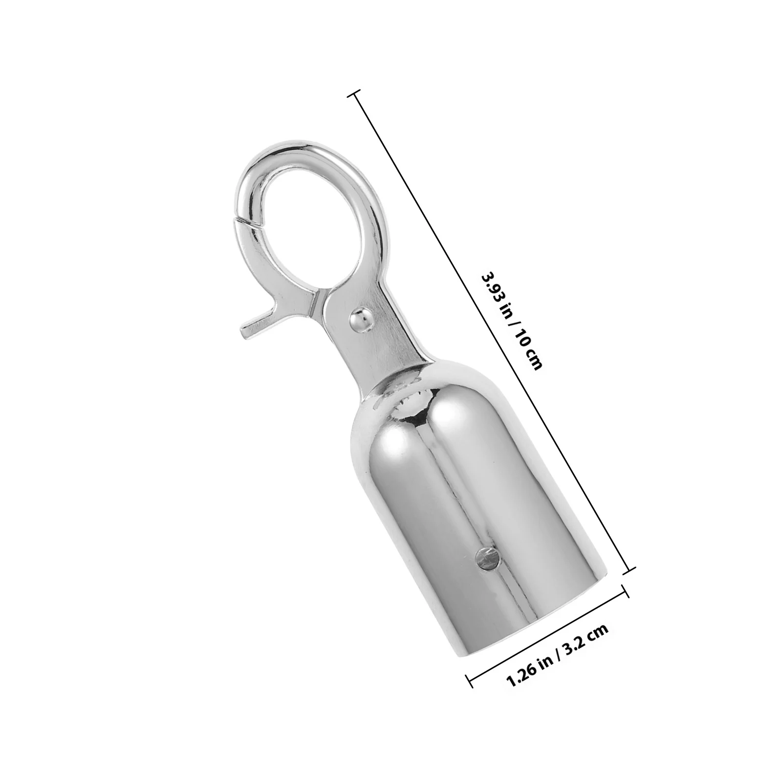 2Pcs Rope End Stopper Snap Hook Stainless Steel Cord Locks for Decking Railing Secure Rope Fastening Solution Cord Lock