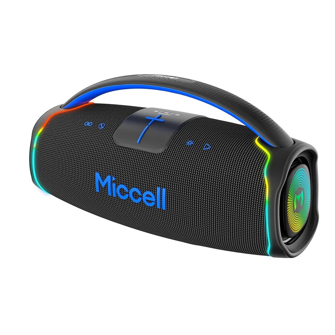 Miccell Portable Outdoor Amplified Speakers Audio System Sound Professional Music Speaker Waterproof Boombox Wireless Speaker