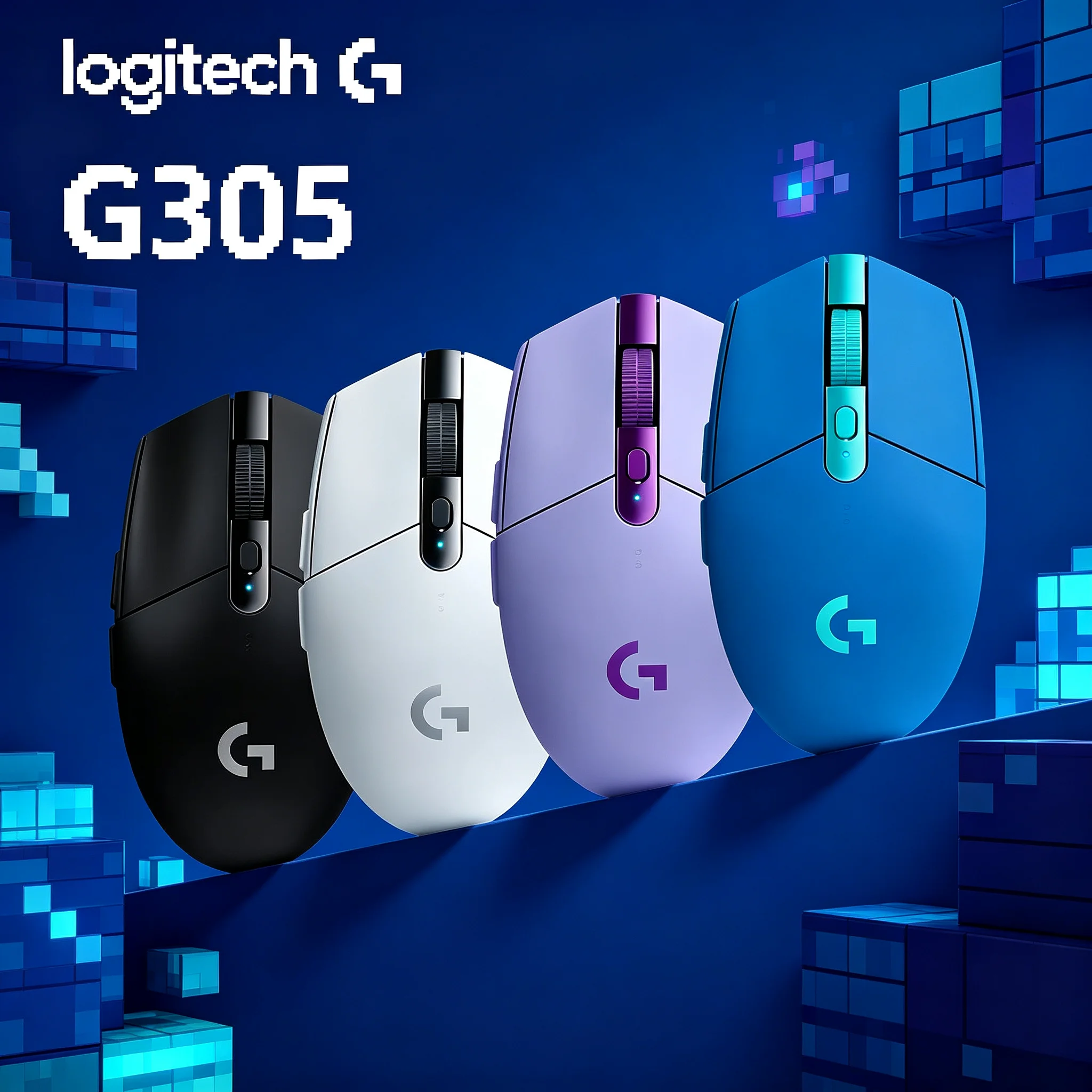Logitech G305 12000DPI Wireless Gaming Mice 6 Programmable Buttons For CS2 PUBG LOL Valorant E‑Sports Player Laptop Desktop