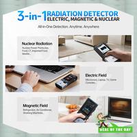 24-Hour Delivery  GC-03 3-In-1 Electromagnetic Radiation Detector Measures Electric Magnetic Field Strength RF Power Tempe