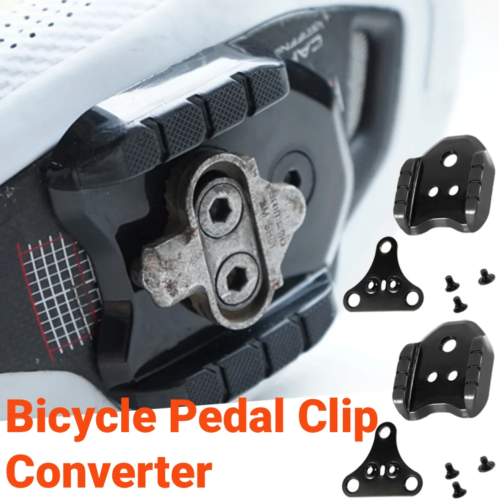 

Bike Pedals Cleat Converter Professional Cycling Cleat Lock Conversion Base for Mountain Bikes Lock Shoe Conversion Accessories